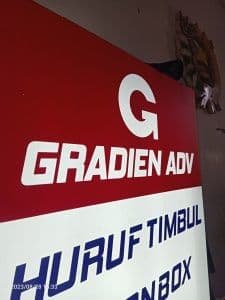 Papan nama toko